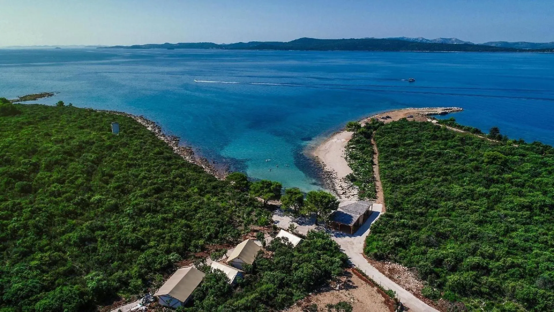 Premium-Mobilheim Mit 2 Schlafzimmern Auf Dem Campingplatz Ugljan Resort Apartmán